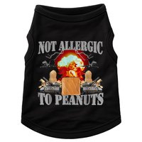 Funny Weird Meme Not Allergic To Peanut Cursed Peanut Butter Doggie Tank