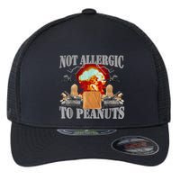 Funny Weird Meme Not Allergic To Peanut Cursed Peanut Butter Flexfit Unipanel Trucker Cap