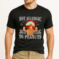 Funny Weird Meme Not Allergic To Peanut Cursed Peanut Butter Performance Shirt