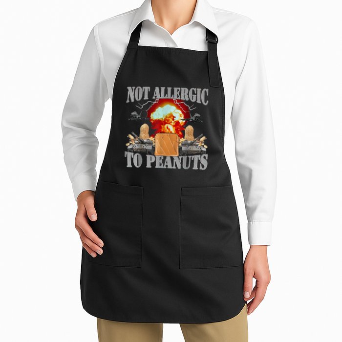 Funny Weird Meme Not Allergic To Peanut Cursed Peanut Butter Apron