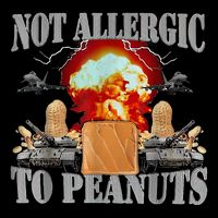 Funny Weird Meme Not Allergic To Peanut Cursed Peanut Butter Bucket Hat
