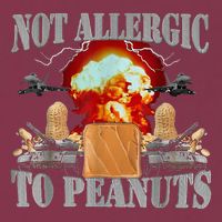 Funny Weird Meme Not Allergic To Peanut Cursed Peanut Butter 16oz Travel Tumbler