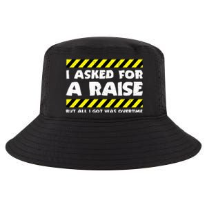 Funny Work Meme Working Overtime Funny Factory Worker Cool Comfort Performance Bucket Hat