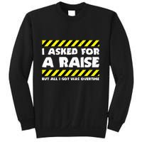Funny Work Meme Working Overtime Funny Factory Worker Sweatshirt