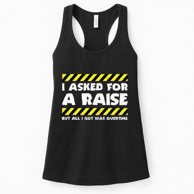 Funny Work Meme Working Overtime Funny Factory Worker Womens Tank Top