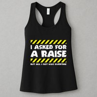 Funny Work Meme Working Overtime Funny Factory Worker Womens Tank Top