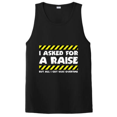 Funny Work Meme Working Overtime Funny Factory Worker PosiCharge Competitor Tank