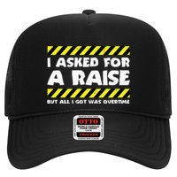 Funny Work Meme Working Overtime Funny Factory Worker Trucker Hat