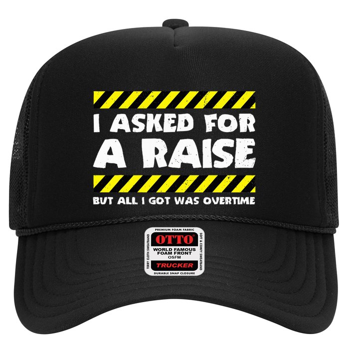 Funny Work Meme Working Overtime Funny Factory Worker Trucker Hat