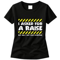 Funny Work Meme Working Overtime Funny Factory Worker Womens T-Shirt