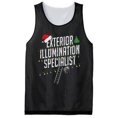 Funny Witty Matching Christmas Exterior Illumination Expert Mesh Reversible Basketball Jersey Tank