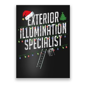 Funny Witty Matching Christmas Exterior Illumination Expert Poster