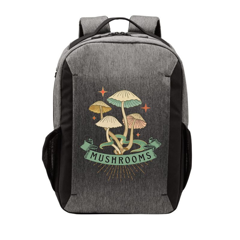 Foraging Wild Mushroom Vintage Fungi Champignon Funny Fungus Shroom Morel Hunter Vector Backpack