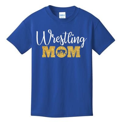 Funny Wrestling Mom Gift Funny Wrestling Gift For Women Wrestler Mom Gift Kids T-Shirt