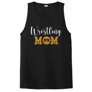 Funny Wrestling Mom Gift Funny Wrestling Gift For Women Wrestler Mom Gift PosiCharge Competitor Tank