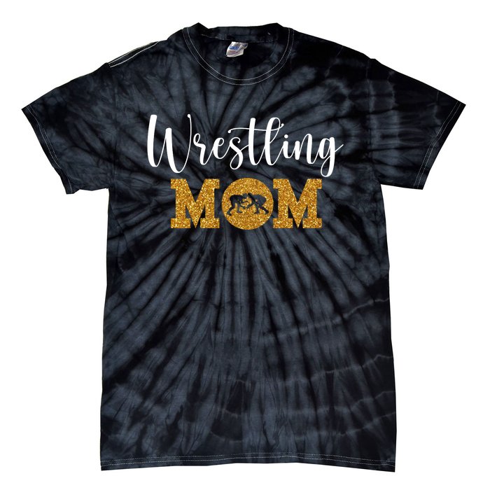 Funny Wrestling Mom Gift Funny Wrestling Gift For Women Wrestler Mom Gift Tie-Dye T-Shirt