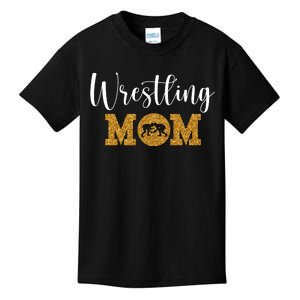 Funny Wrestling Mom Gift Funny Wrestling Gift For Women Wrestler Mom Gift Kids T-Shirt