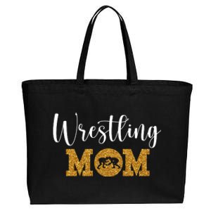 Funny Wrestling Mom Gift Funny Wrestling Gift For Women Wrestler Mom Gift Cotton Canvas Jumbo Tote