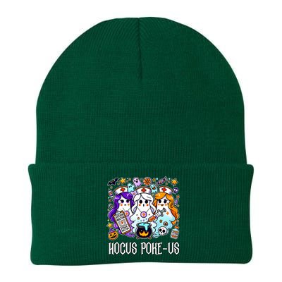 Funny Witches Nurse Spooky Nurse Witch Halloween Nursing Pun Knit Cap Winter Beanie