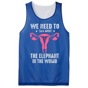 Funny We Need To Talk About The Elephant In The Womb Mesh Reversible Basketball Jersey Tank