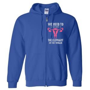 Funny We Need To Talk About The Elephant In The Womb Full Zip Hoodie