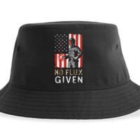 Funny Welding No Flux Given Vintage Welder American Flag Sustainable Bucket Hat