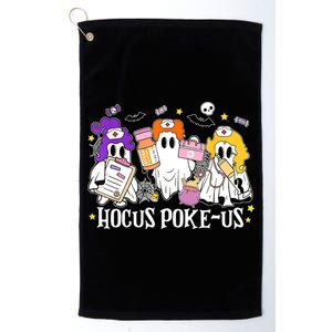 Funny Witches Nurse Spooky Nurse Costume Halloween Nursing Platinum Collection Golf Towel