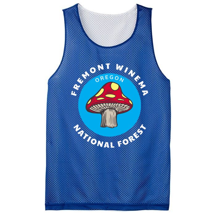 Fremont Winema National Forest Oregon Or Mushroom Vacation Great Gift Mesh Reversible Basketball Jersey Tank