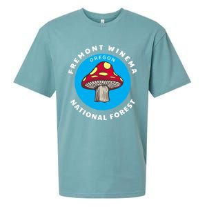 Fremont Winema National Forest Oregon Or Mushroom Vacation Great Gift Sueded Cloud Jersey T-Shirt