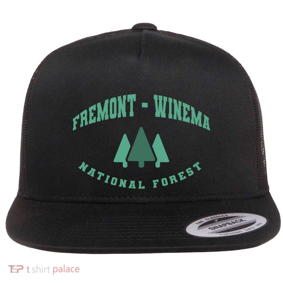 Fremont Winema National Forest Meaningful Gift Flat Bill Trucker Hat