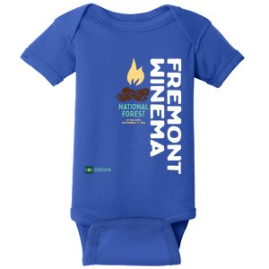 Fremont Winema National Forest Vertical Oregon Gift Baby Bodysuit