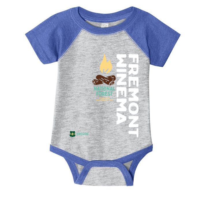 Fremont Winema National Forest Vertical Oregon Gift Infant Baby Jersey Bodysuit