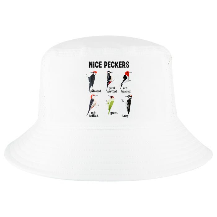 Funny Woodpecker Nice Peckers Bird Watching Cool Comfort Performance Bucket Hat