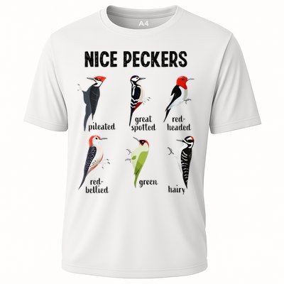 Funny Woodpecker Nice Peckers Bird Watching Performance Shirt