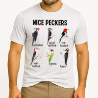 Funny Woodpecker Nice Peckers Bird Watching Cooling Performance Crew T-Shirt