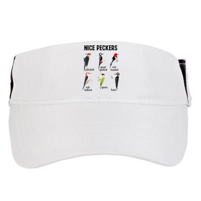 Funny Woodpecker Nice Peckers Bird Watching Adult Drive Performance Visor
