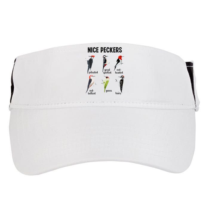 Funny Woodpecker Nice Peckers Bird Watching Adult Drive Performance Visor