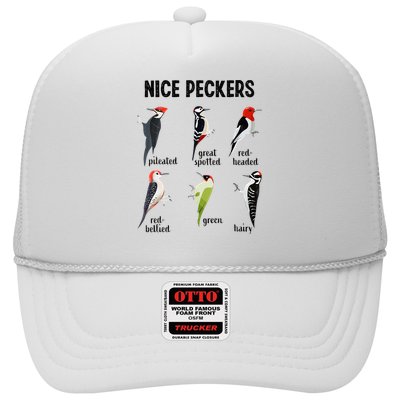 Funny Woodpecker Nice Peckers Bird Watching Trucker Hat