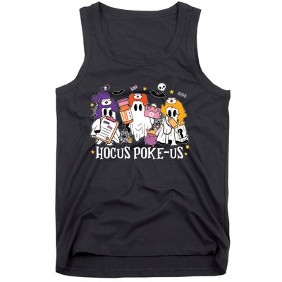 Funny Witches Nurse Spooky Nurse Costume Halloween Nursing Tank Top