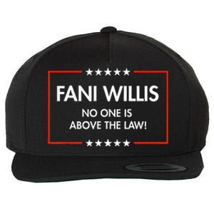 Fani Willis No One Is Above The Law Wool Snapback Cap