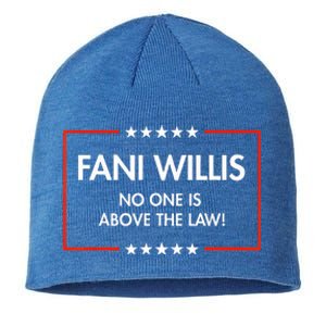 Fani Willis No One Is Above The Law Sustainable Beanie