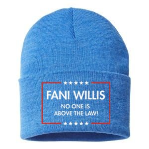 Fani Willis No One Is Above The Law Sustainable Knit Beanie