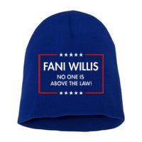 Fani Willis No One Is Above The Law Short Acrylic Beanie