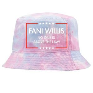 Fani Willis No One Is Above The Law Tie-Dyed Bucket Hat