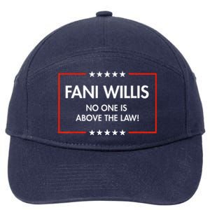 Fani Willis No One Is Above The Law 7-Panel Snapback Hat