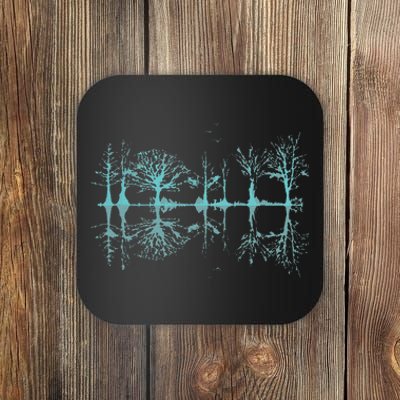 Funny Wildlife Nature Forest Trees Reflection Outdoor Forest Coaster