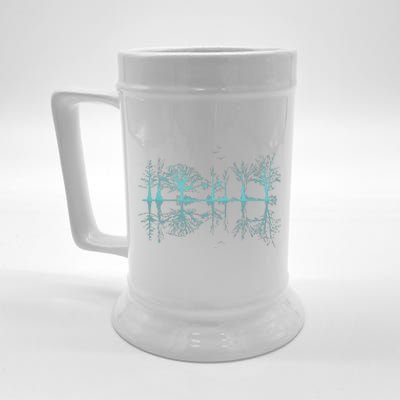 Funny Wildlife Nature Forest Trees Reflection Outdoor Forest Beer Stein