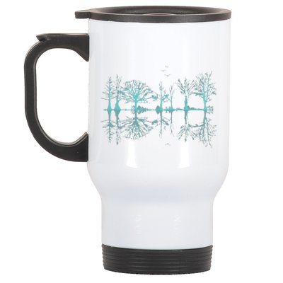 Funny Wildlife Nature Forest Trees Reflection Outdoor Forest Stainless Steel Travel Mug