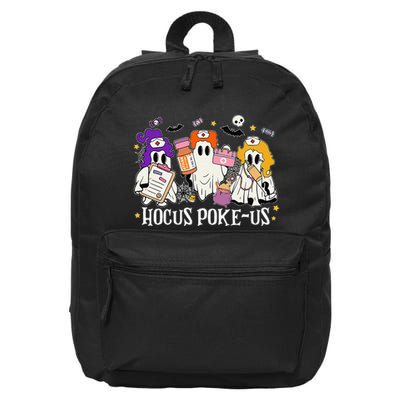 Funny Witches Nurse Spooky Nurse Costume Halloween Nursing Gift 16 in Basic Backpack