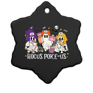 Funny Witches Nurse Spooky Nurse Costume Halloween Nursing Gift Ceramic Star Ornament